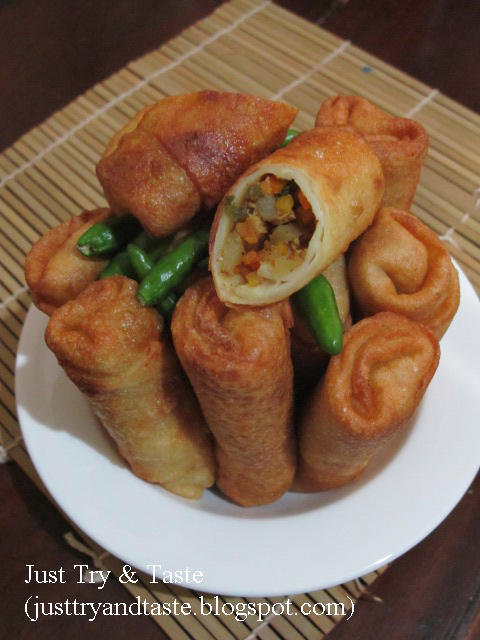 Resep Lumpia Goreng Isi Sayuran  Just Try & Taste