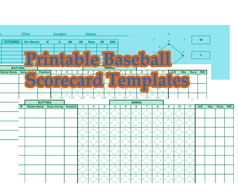 Baseball Scorecard Example