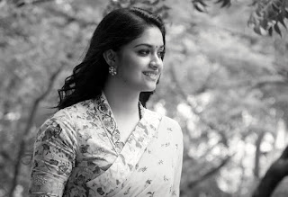 Keerthy Suresh in Yellow Saree with Cute and Awesome Lovely Smile for Mahanati Promotions 4