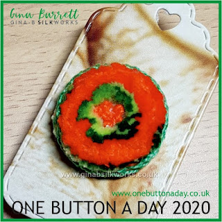 One Button a Day 2020 by Gina Barrett Day 29: Garland