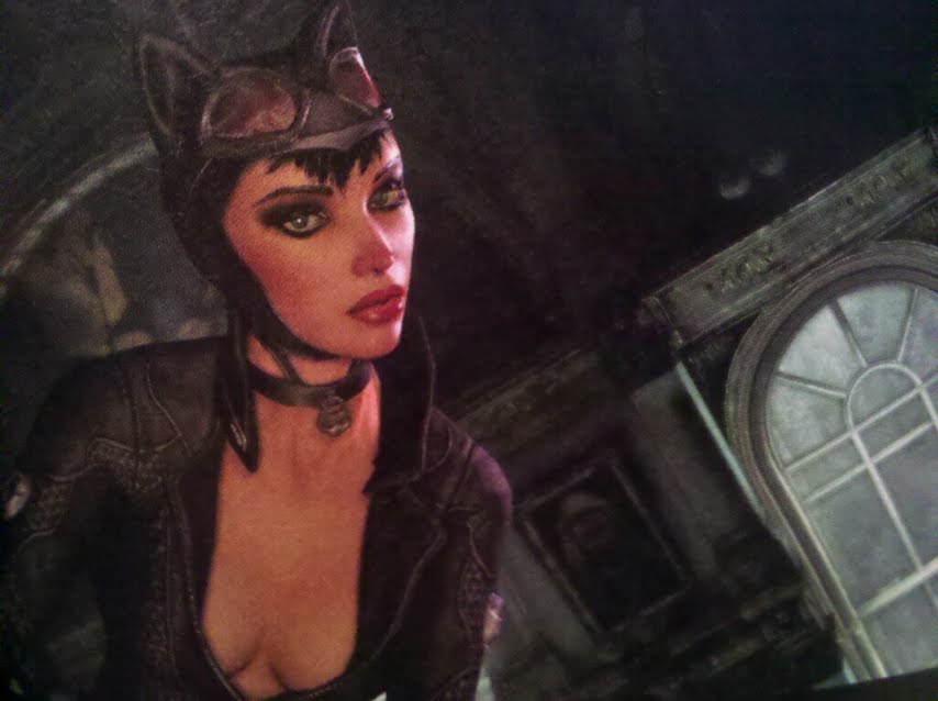 'Catwoman' supporting the upcoming video game Batman Arkham City 