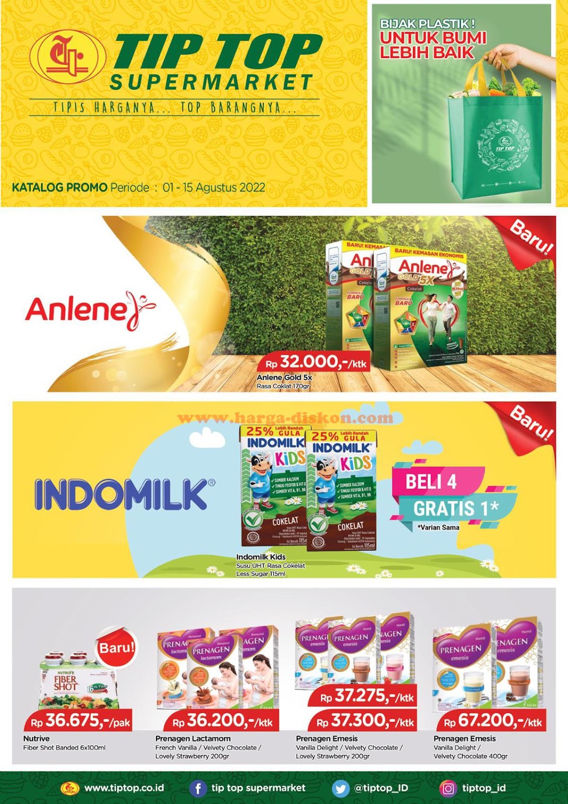 Katalog TIPTOP Promo TIPTOP Swalayan Terbaru 01 - 15 Agustus 2022