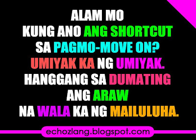 Ang shortcut ng pagmove-on.