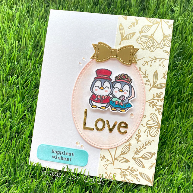 Sunny Studio Stamps: Wedded Bliss Customer Card by Lynn