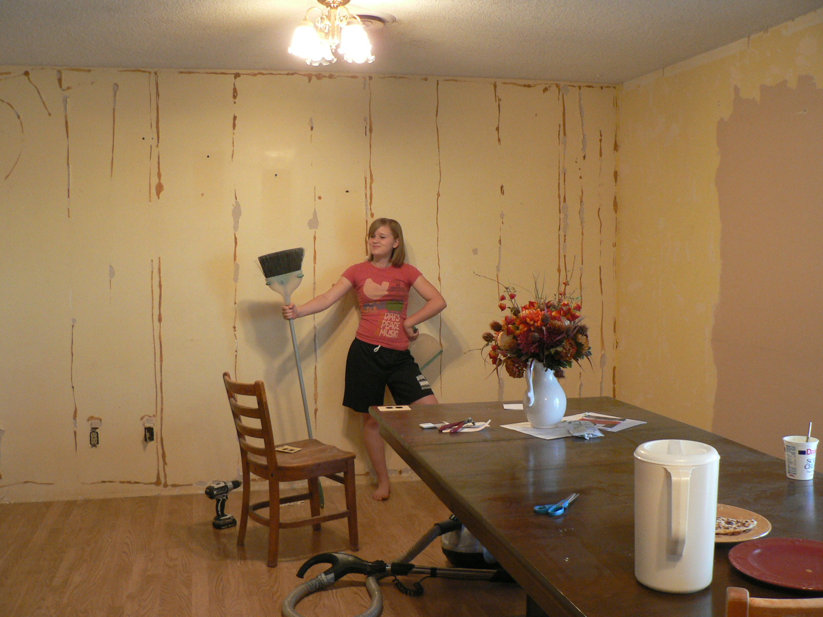 of painting over wallpaper, what it looks like when your house has ...