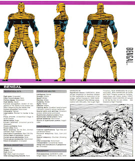 Tigre de Bengala (ficha marvel comics)