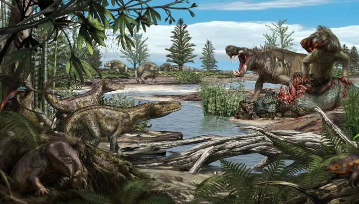 Scientists conducted a study of the ecosystems of the Permian period