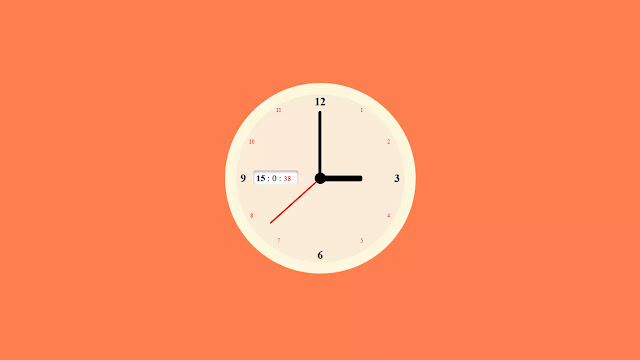 JavaScript Working Analog Clock