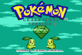 Pokemon Grass Jewel 2 GBA Title