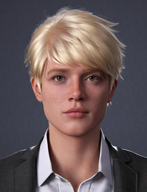 Transform Your Renders with dForce AK Handsome Hair