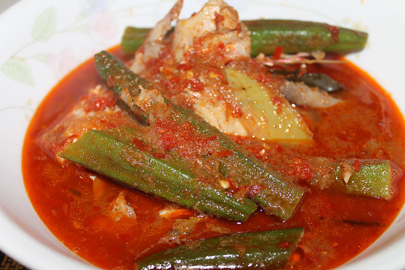 Masak Asam Pedas Kepala Ikan Merah - Azie Kitchen