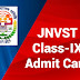 Assam JNVST Class IX Admit Card 2022 – Jawahar Navodaya Vidyalaya Entrance Exam