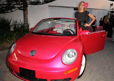 Volkswagen has built a customized pink Volkswagen Beetle Convertible to celebrate 50 years of the Barbie brand. Volkswagen Beetle Barbie Convertible comes
