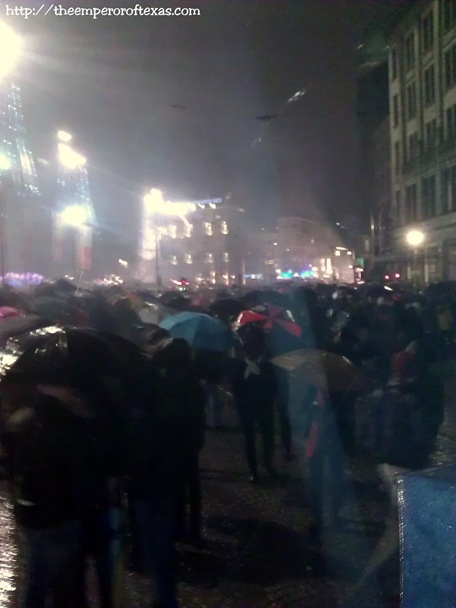 Dam Square. 13 minutes after THE NEW YEAR 2013