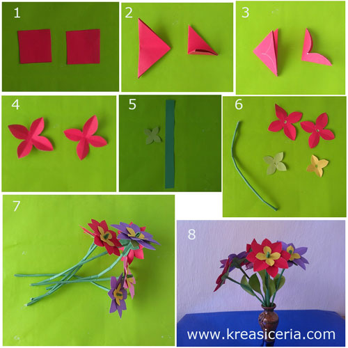 Gambar Membuat Prakarya  Bunga Kertas Anak Sd  Kreasi Ceria 