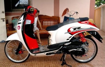  Modifikasi  Motor Honda Scoopy  Terbaru Kumpulan Koleksi 