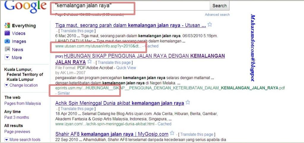 Cara Menulis Rujukan Surat Khabar Online