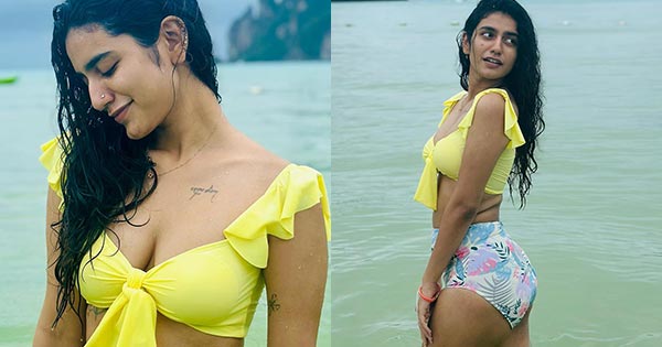 600px x 315px - Priya Prakash Varrier in swimsuit is too hot to handle - see photos.