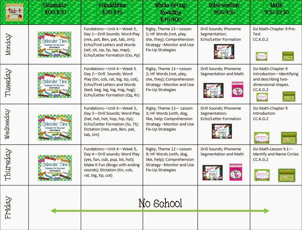 Fab4 Lesson Plans for the Week of March 10, 2014
