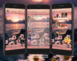 Ocean & Flowers Theme For YOWhatsApp & Fouad WhatsApp By Luna