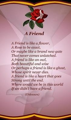 Day Celebration: Friendship Day Famous Poems