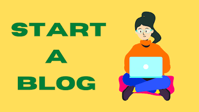 picture of a person starting a blog page blog