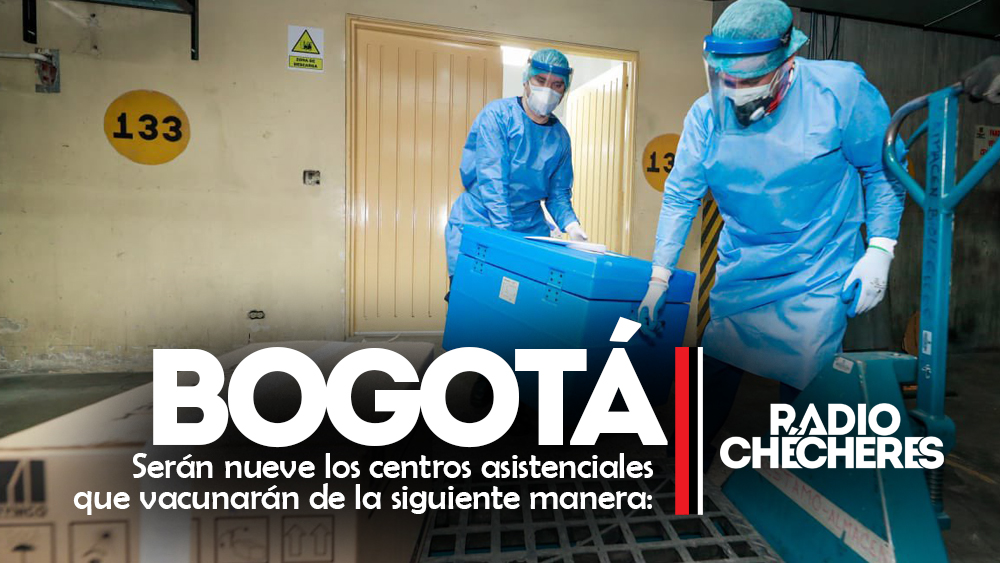 En minutos, iniciará la vacunación contra la COVID-19 en Bogotá