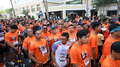 Warisi Semangat Kepahlawanan dan Mendorong Semangat Olahraga, AAL Ikuti Surabaya Run 4 Heroes 2023