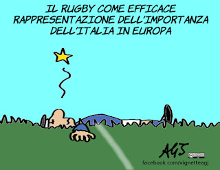 rugby, 6 nazioni, europa, italia, vignetta, satira