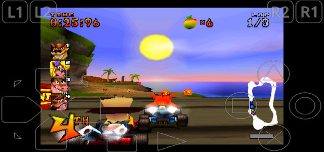 تحميل وتشغيل لعبة سباق كراش crash team racing apk للاندرويد بدون محاكي