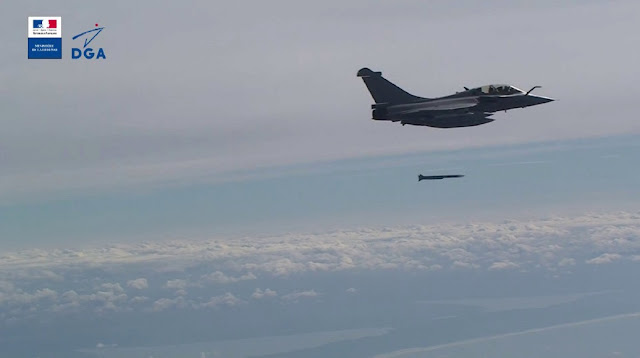 Rafale Meteor missile launch