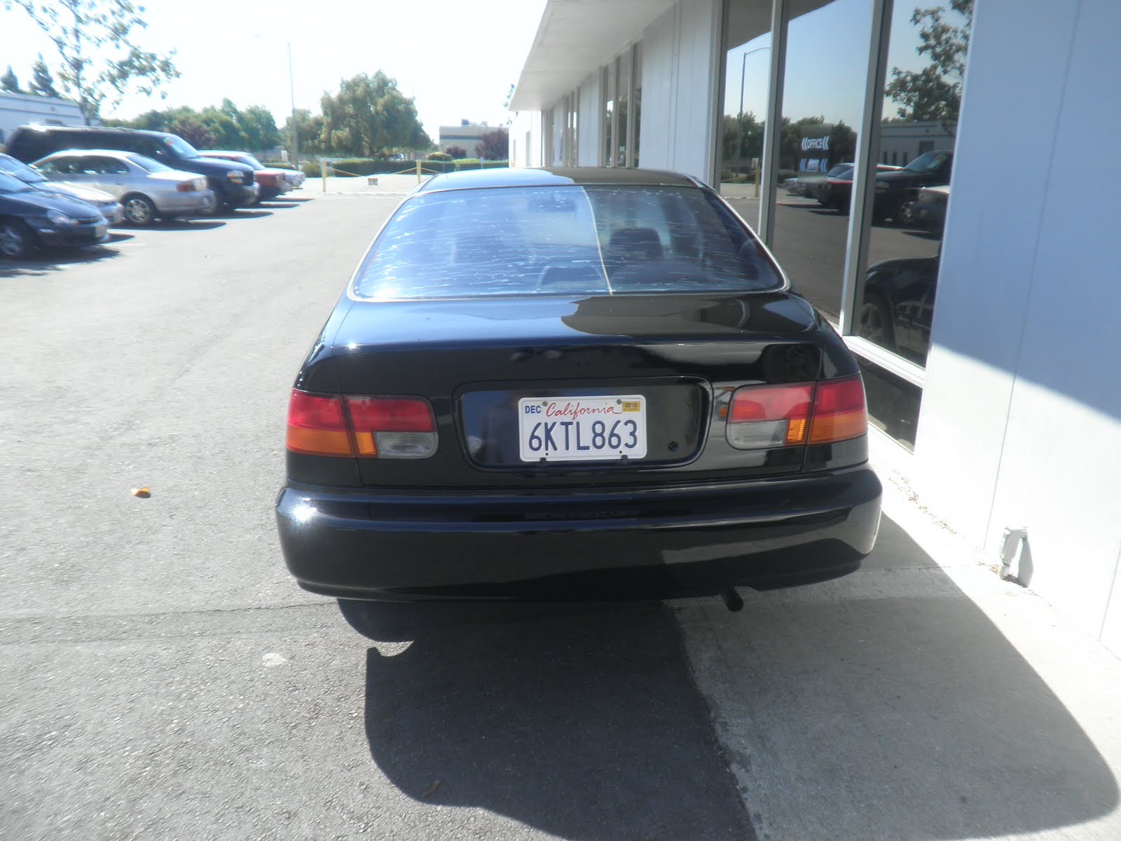 auto body before and after Almost Everything Autobody paint job on 1998 Honda Civic Coupe