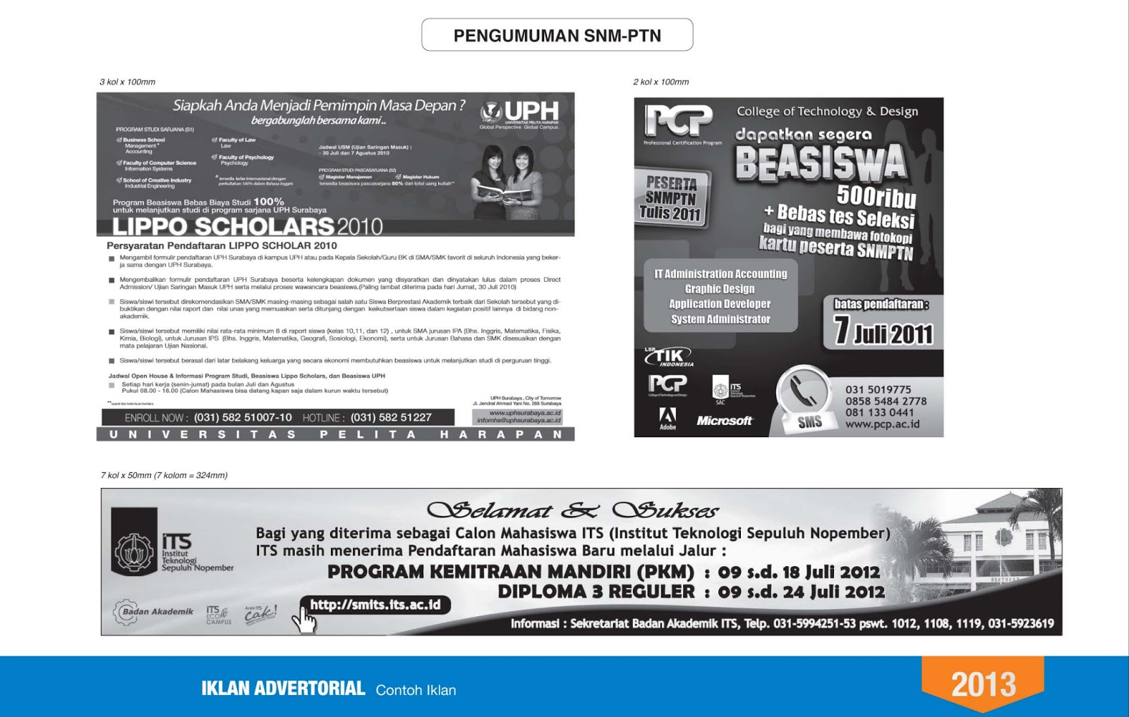 Daftar Harga Iklan Advertorial ~ Jawa Pos Koran  Pasang 