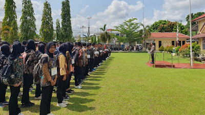 273 calon siswa polri dari Bungo diberangkatkan menuju polda