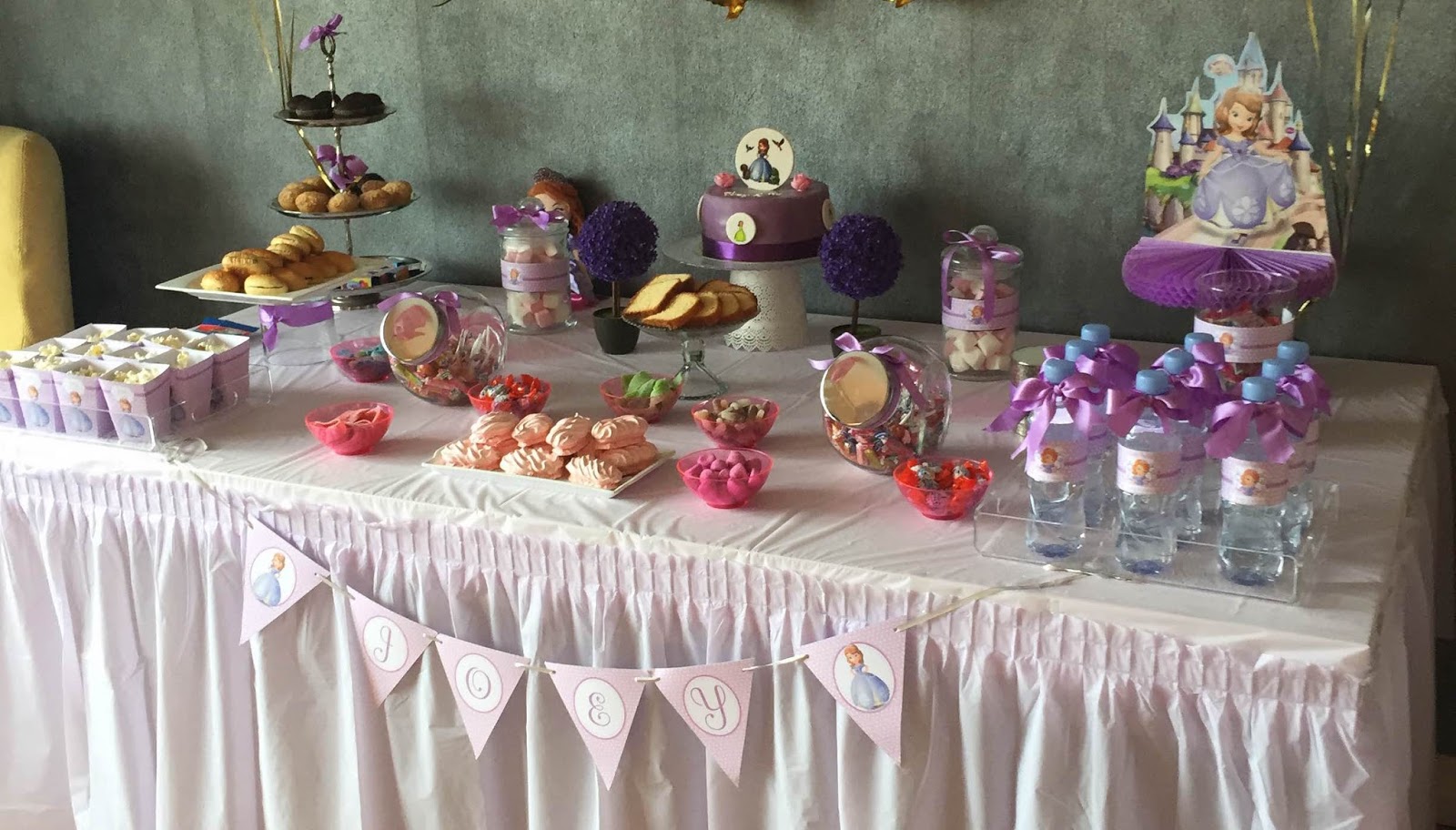 Anniversaire Theme Princesse Sofia Le Candy Bar