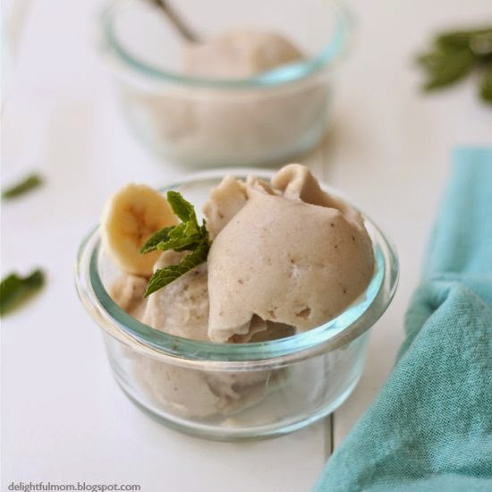 Picture of banana coconut ice cream