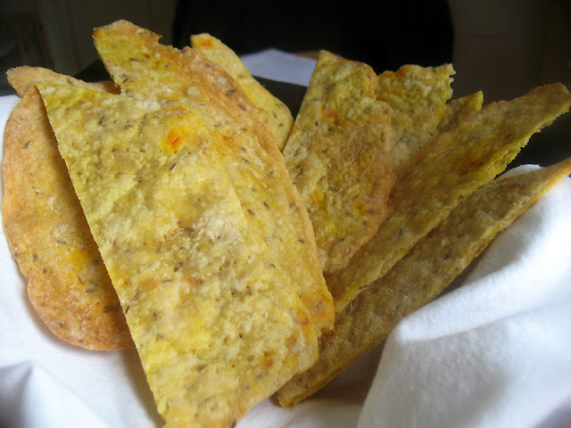 Saffron and Cumin Seed Crackers
