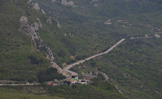 View of the Laspi Pass from Kush-Kaya Mountain