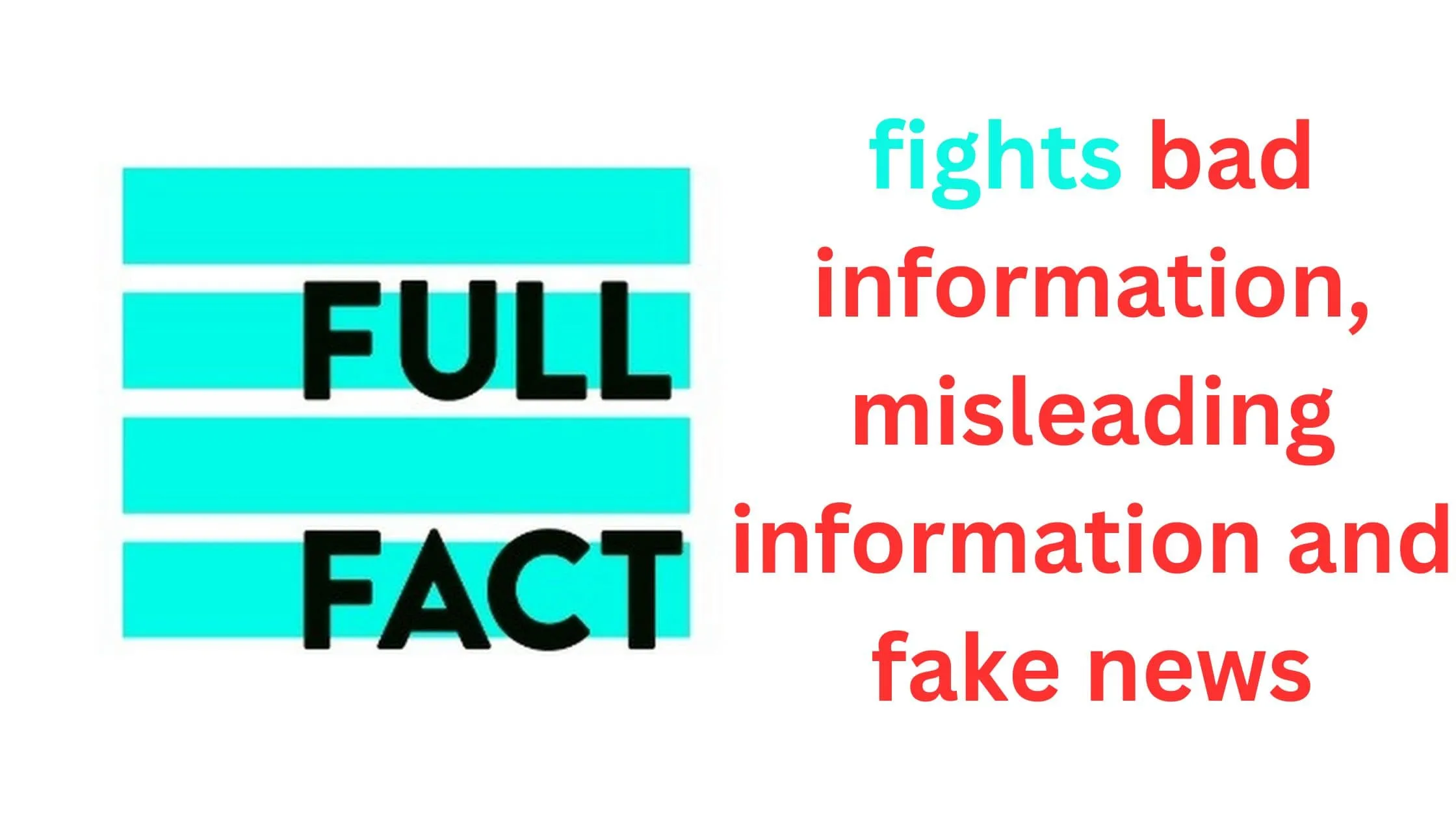 Full Fact website or tool for fact-check