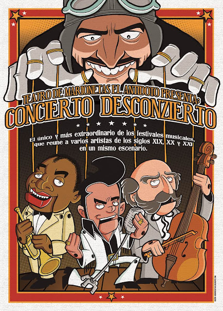 Cartel del espectáculo Concierto Desconzierto