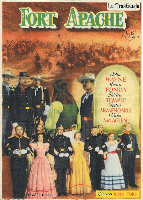 Programa de Cine - Fort Apache - John Wayne - Henry Fonda - Shirley Temple