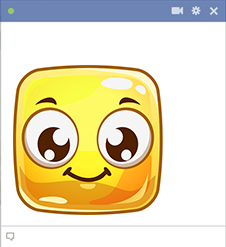 Cheery Face Facebook Smiley