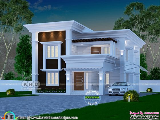 4 bedroom 2060 sq ft Arabian style home  design  Kerala  