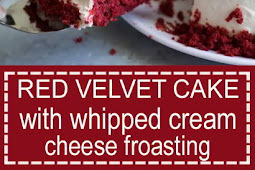 Moist Red Velvet Cake And Whipped Cream Cheese Frosting