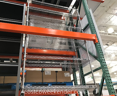 Store and put your belongings away with the Trinity NSF 6-Tier Wire Shelving Rack