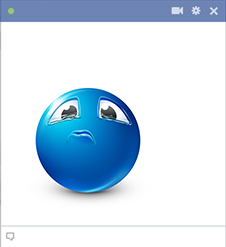 Teary Facebook Sticker