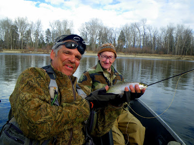 Jack Mauer and Terry Nobles on the Bitterroot River