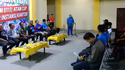 Memeriahkan HUT TNI ke- 78, Dandim 0117/Aceh Tamiang Resmi Buka Turnamen Bulu Tangkis Dandim Cup 
