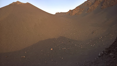 Stromboli "fossetta" - valley of the moon is what our guide called it. 