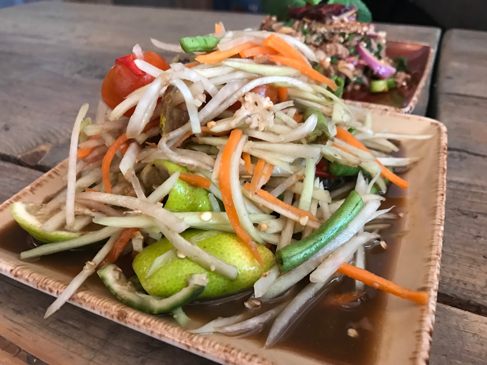 Tum-Lao-papaya-salad-Lao-cafe